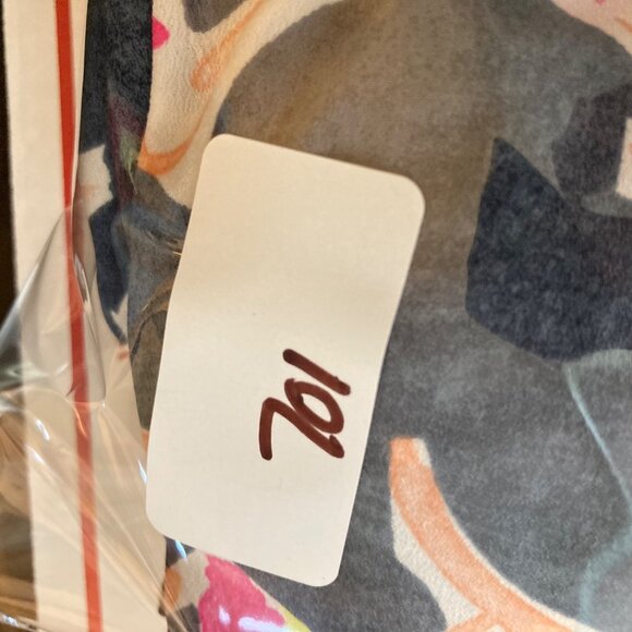 Womens Cabi Aurora Halter Maxi Dress 5269 Art To Wear Gray Pink Orange 6 Polyest - Picture 12 of 12